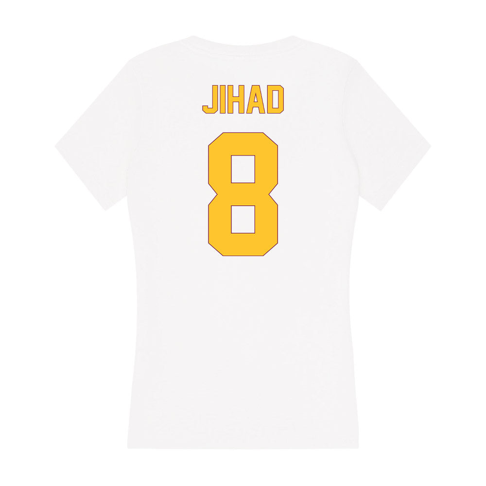 Arizona State - NCAA Men's Basketball : Basheer Jihad - Classic Shersey Women's V-Neck T-Shirt-1