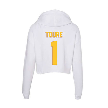 Arizona State - NCAA Women's Basketball : Kadidia Toure - Classic Shersey Women's Crop Fleece Hoodie-1