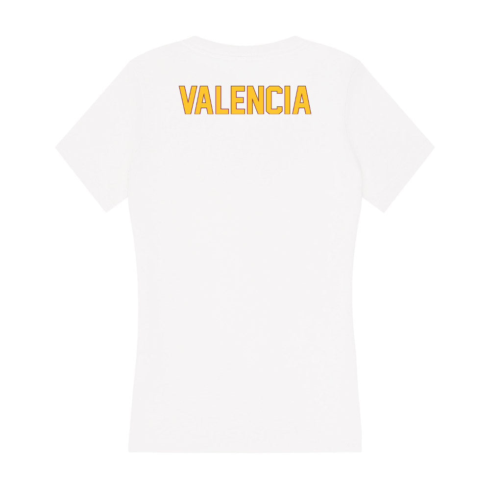 Arizona State - NCAA Wrestling : Cael Valencia - Classic Shersey Women's V-Neck T-Shirt-1