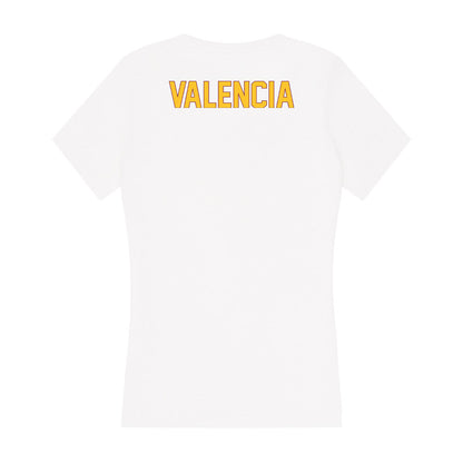 Arizona State - NCAA Wrestling : Cael Valencia - Classic Shersey Women's V-Neck T-Shirt-1