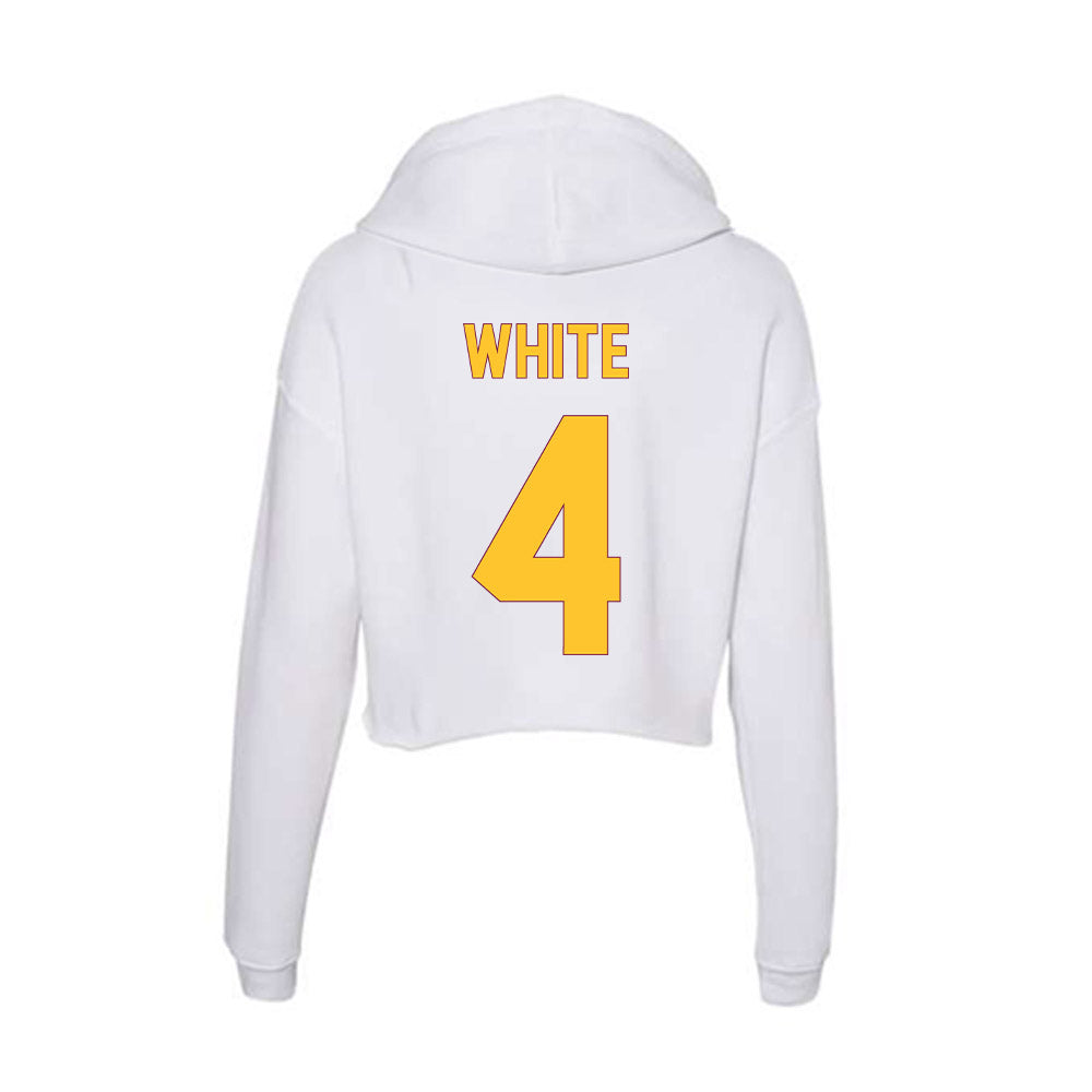 Arizona State - NCAA Beach Volleyball : Adelynn White - Classic Shersey Women's Crop Fleece Hoodie-1