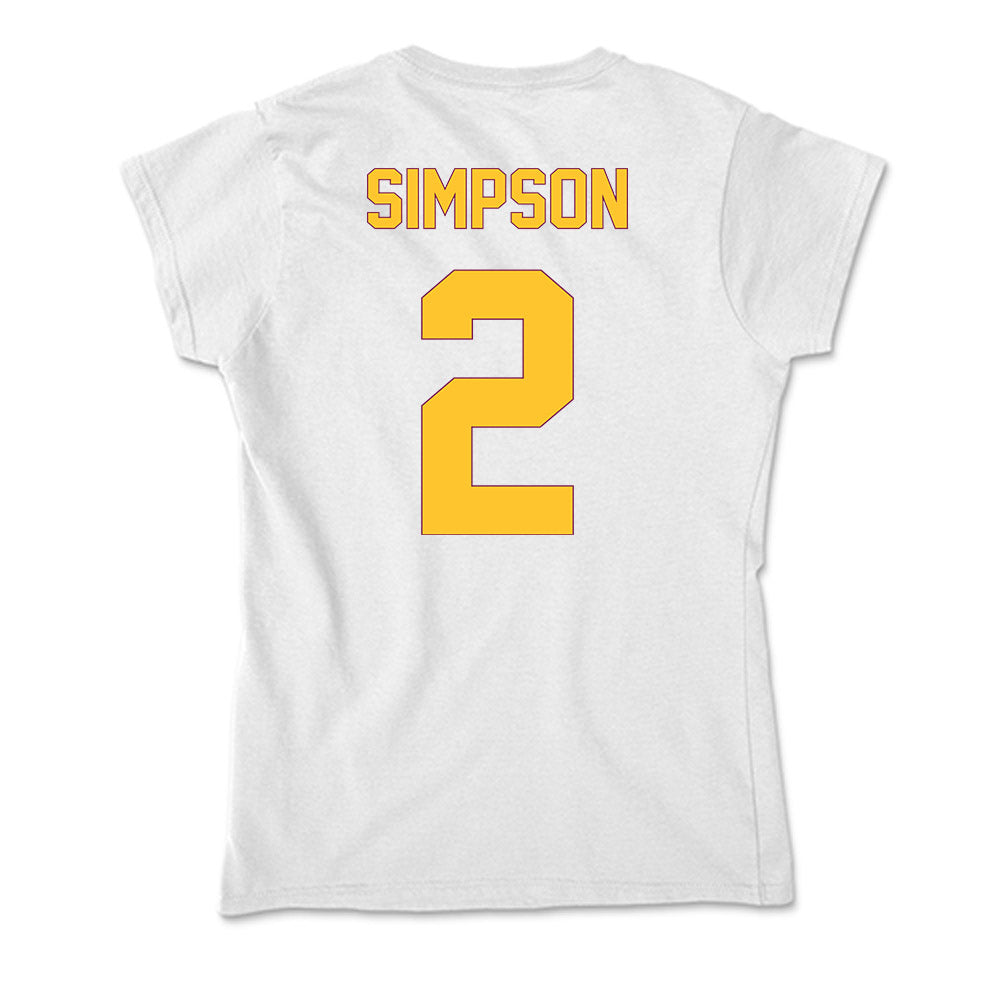 Arizona State - NCAA Women's Soccer : emilie simpson - Classic Shersey Soft Style Women’s T-Shirt-1