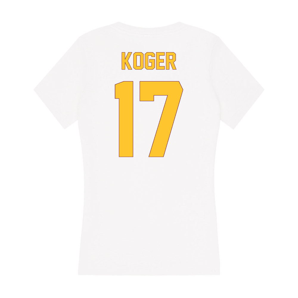 Arizona State - NCAA Baseball : Will Koger - Classic Shersey Women's V-Neck T-Shirt-1