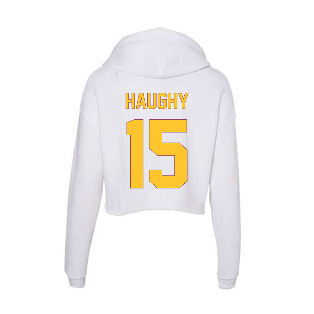 Arizona State - NCAA Beach Volleyball : Ava Haughy - Classic Shersey Women's Crop Fleece Hoodie-1