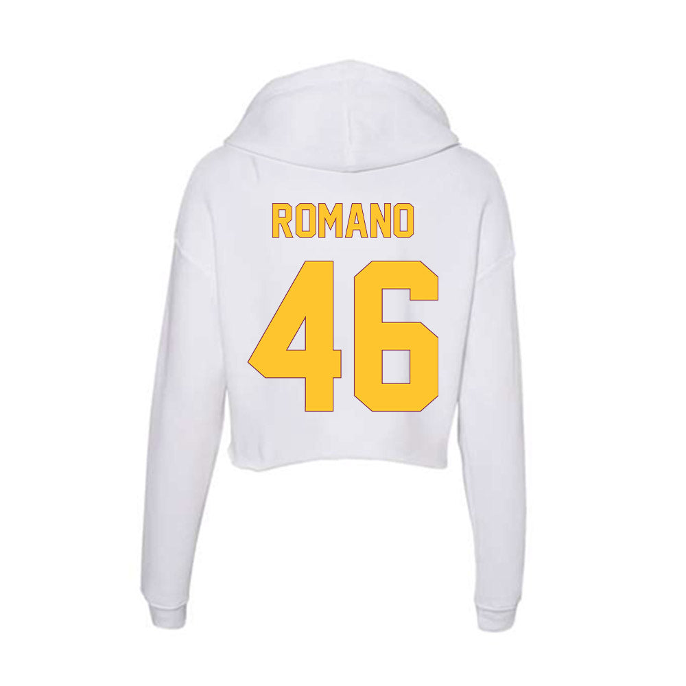 Arizona State - NCAA Football : Tommy Romano - Classic Shersey Women's Crop Fleece Hoodie-1