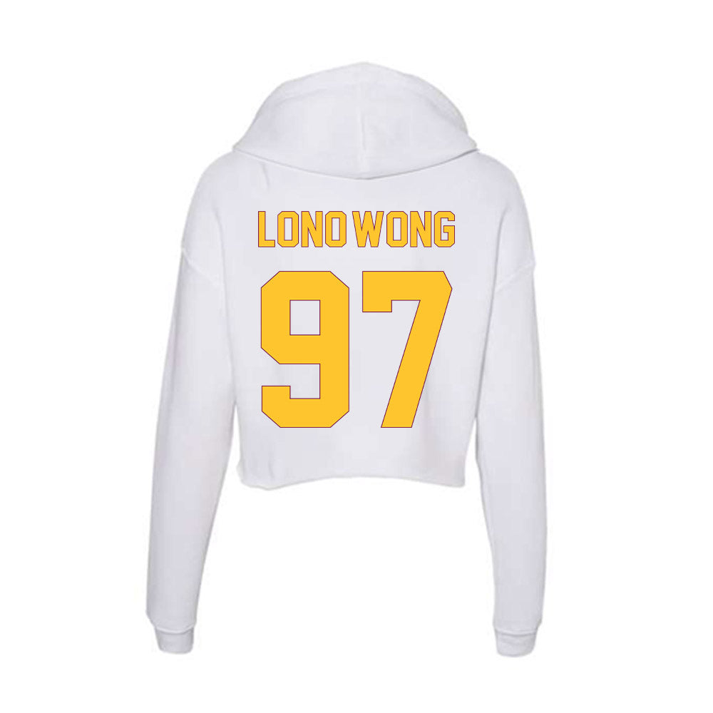 Arizona State - NCAA Football : Blazen Lono-Wong - Classic Shersey Women's Crop Fleece Hoodie-1