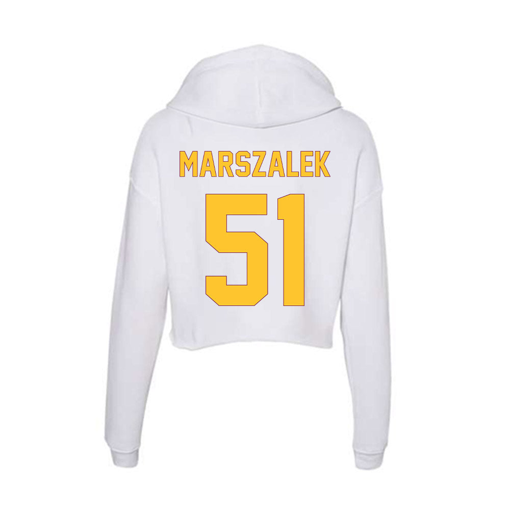 Arizona State - NCAA Football : Cole Marszalek - Classic Shersey Women's Crop Fleece Hoodie-1