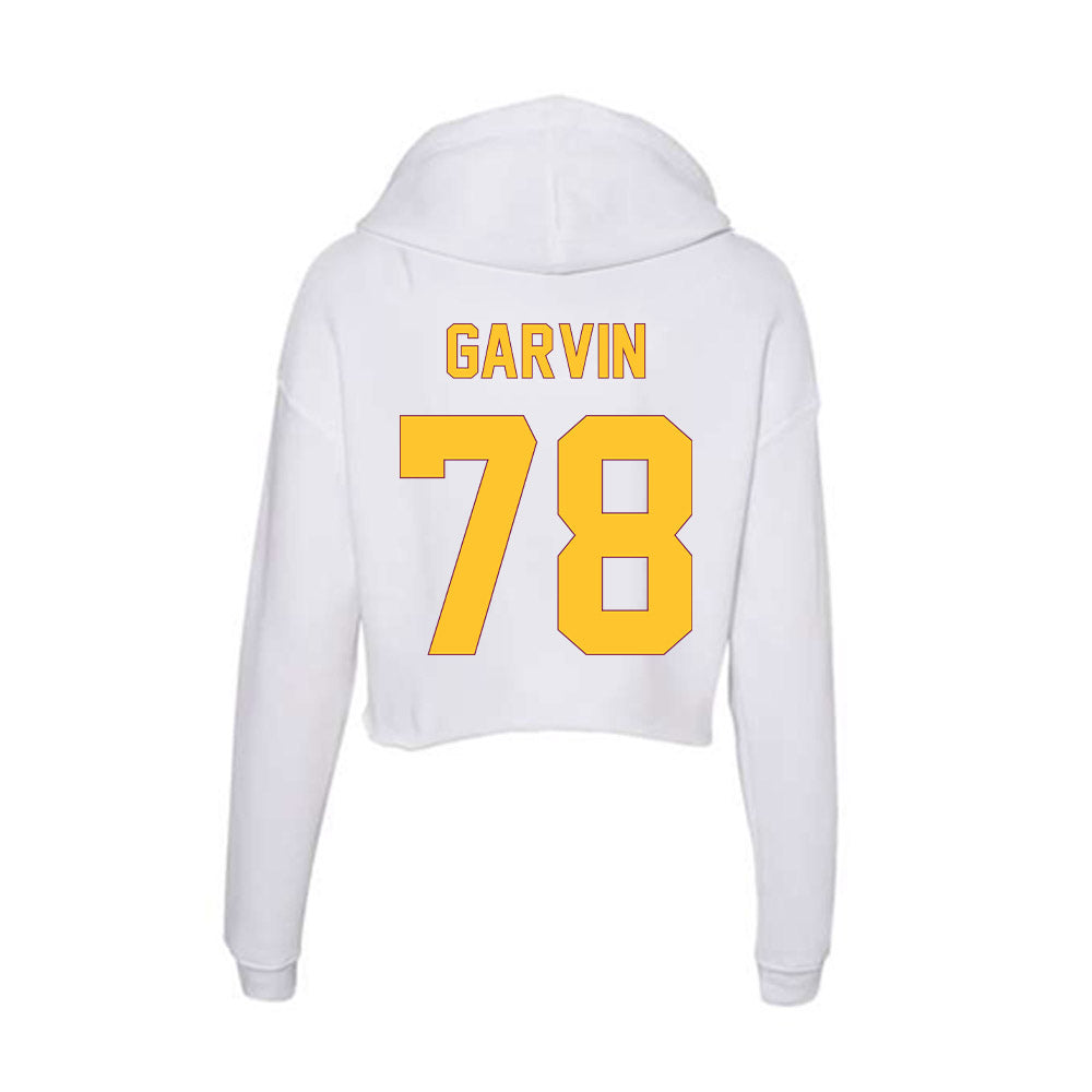 Arizona State - NCAA Football : Colby Garvin - Classic Shersey Women's Crop Fleece Hoodie-1