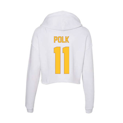 Arizona State - NCAA Men's Basketball : Kash Polk - Classic Shersey Women's Crop Fleece Hoodie-1