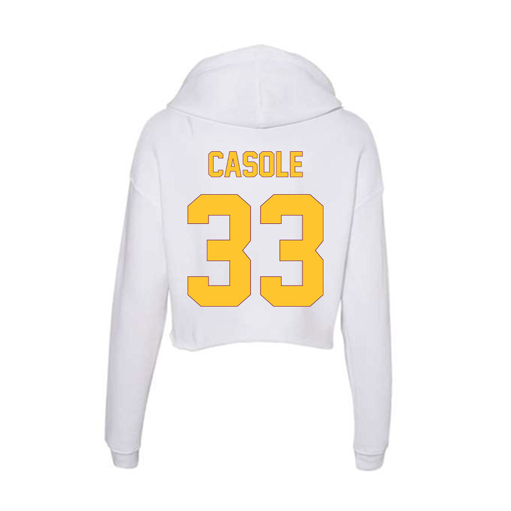 Arizona State - NCAA Women's Lacrosse : Jenna Casole - Classic Shersey Women's Crop Fleece Hoodie-1