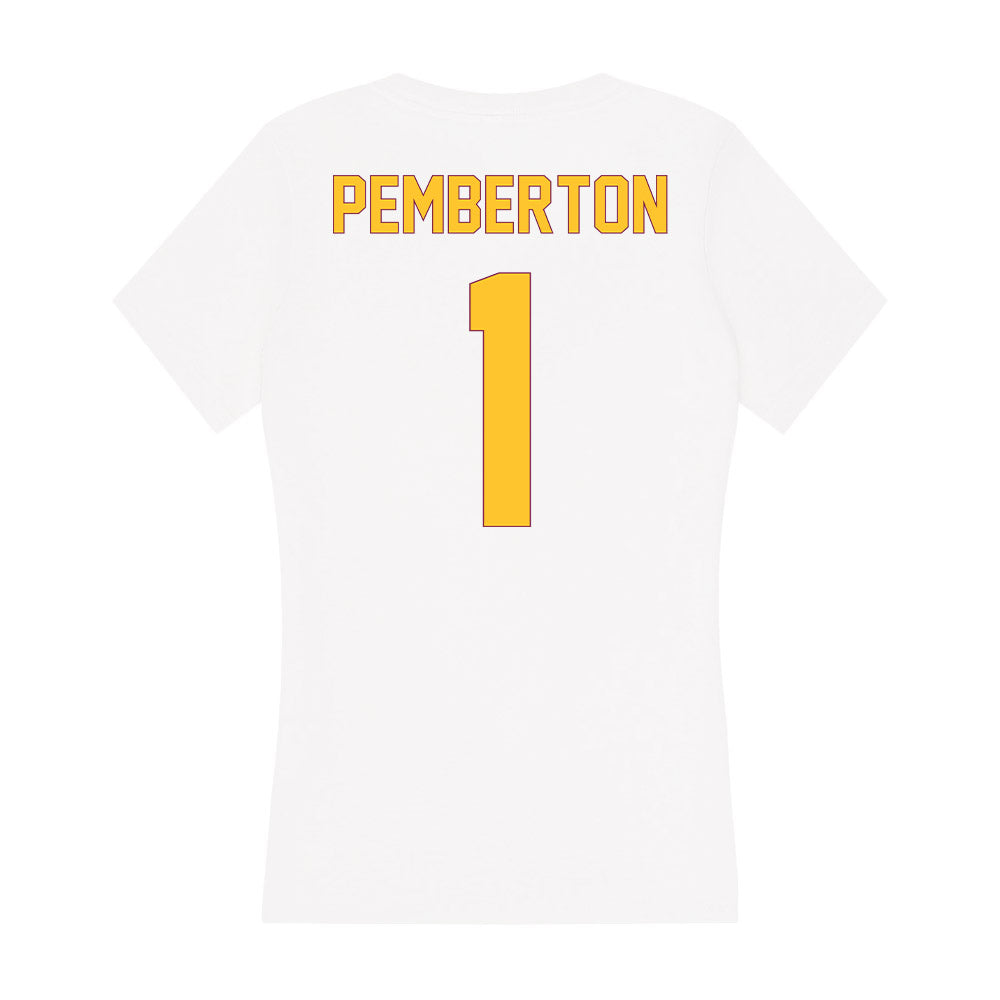 Arizona State - NCAA Beach Volleyball : Anya Pemberton - Classic Shersey Women's V-Neck T-Shirt-1