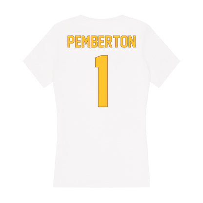 Arizona State - NCAA Beach Volleyball : Anya Pemberton - Classic Shersey Women's V-Neck T-Shirt-1