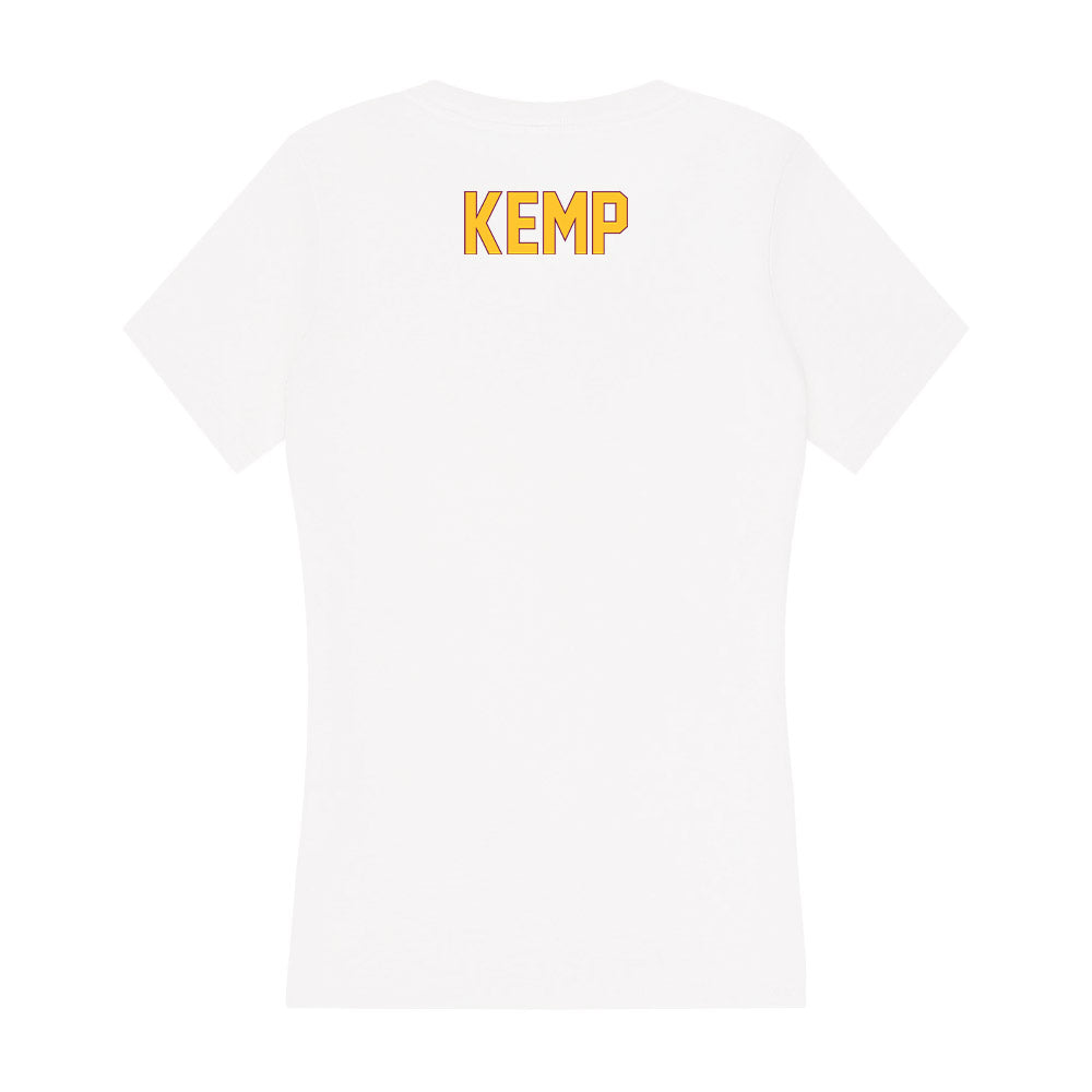 Arizona State - NCAA Men's Swimming & Diving : Finn Kemp - Classic Shersey Women's V-Neck T-Shirt-1