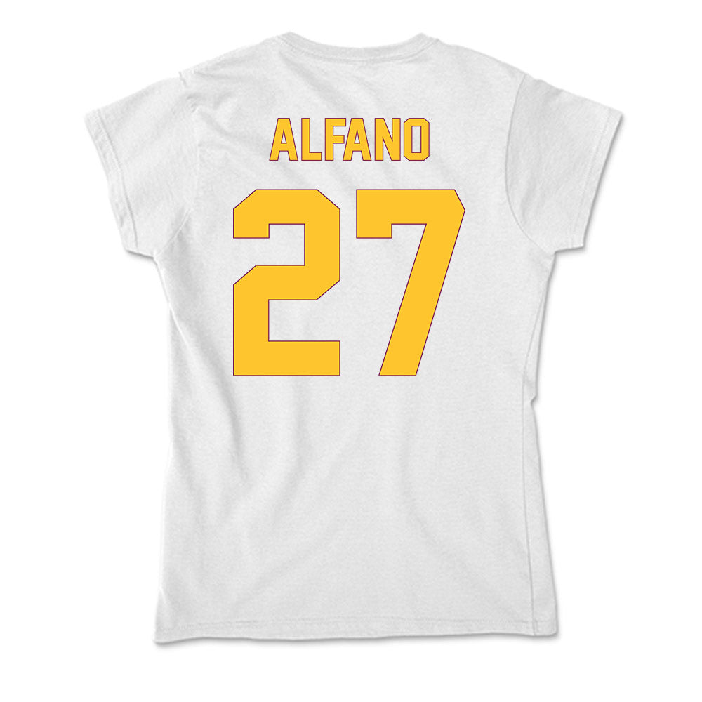Arizona State - NCAA Men's Ice Hockey : Sam Alfano - Classic Shersey Soft Style Women’s T-Shirt-1