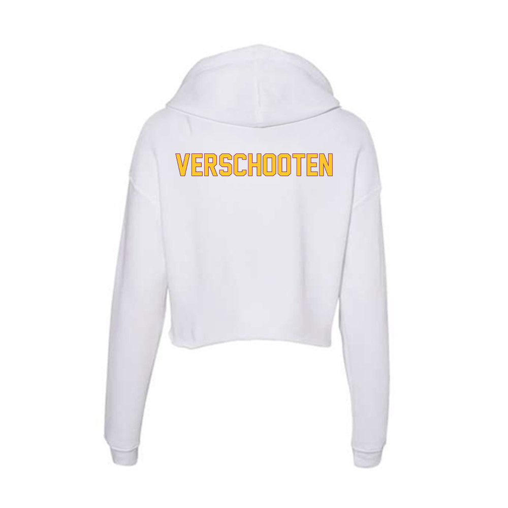 Arizona State - NCAA Men's Swimming & Diving : Leo Verschooten - Classic Shersey Women's Crop Fleece Hoodie-1