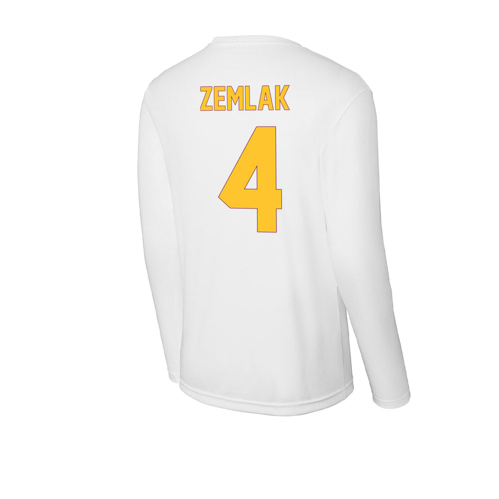 Arizona State - NCAA Men's Ice Hockey : Austin Zemlak - Classic Shersey Activewear Long Sleeve T-Shirt-1