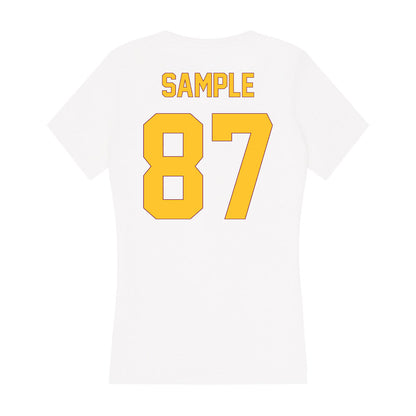 Arizona State - NCAA Football : Zechariah Sample - Classic Shersey Women's V-Neck T-Shirt-1
