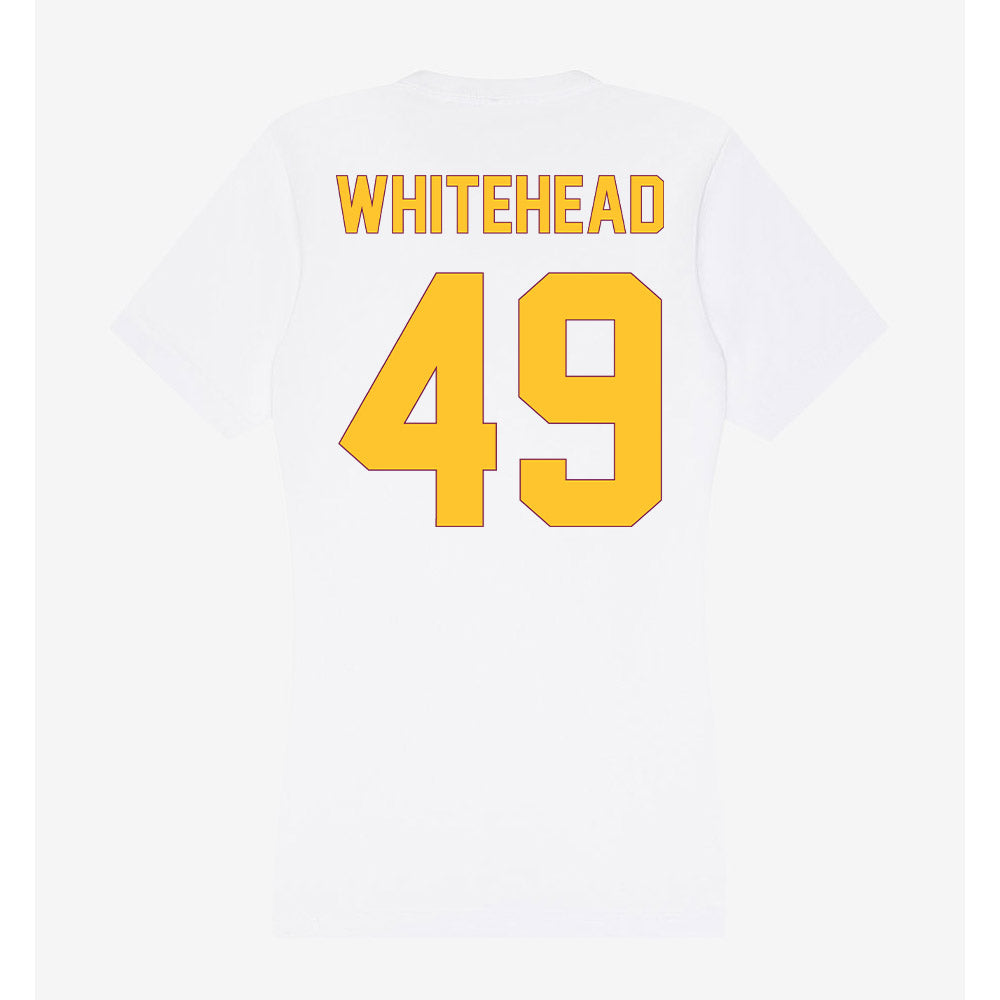 Arizona State - NCAA Men's Ice Hockey : Braxton Whitehead - Classic Shersey Women's V-Neck T-Shirt-1