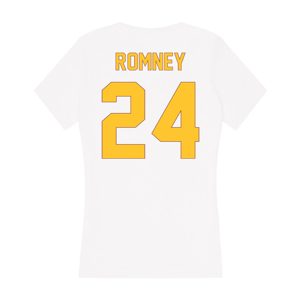 Arizona State - NCAA Football : Tate Romney - Classic Shersey Women's V-Neck T-Shirt-1