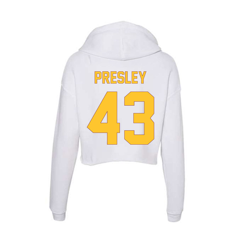 Arizona State - NCAA Women's Volleyball : Kiylah Presley - Classic Shersey Women's Crop Fleece Hoodie-1