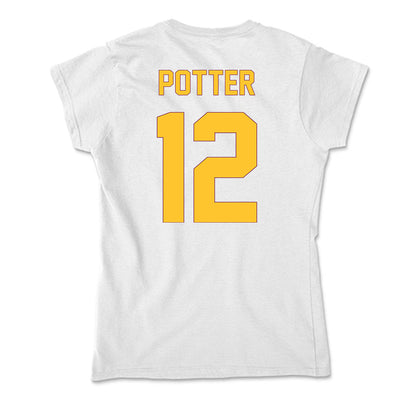 Arizona State - NCAA Men's Ice Hockey : Cullen Potter - Classic Shersey Soft Style Women’s T-Shirt-1