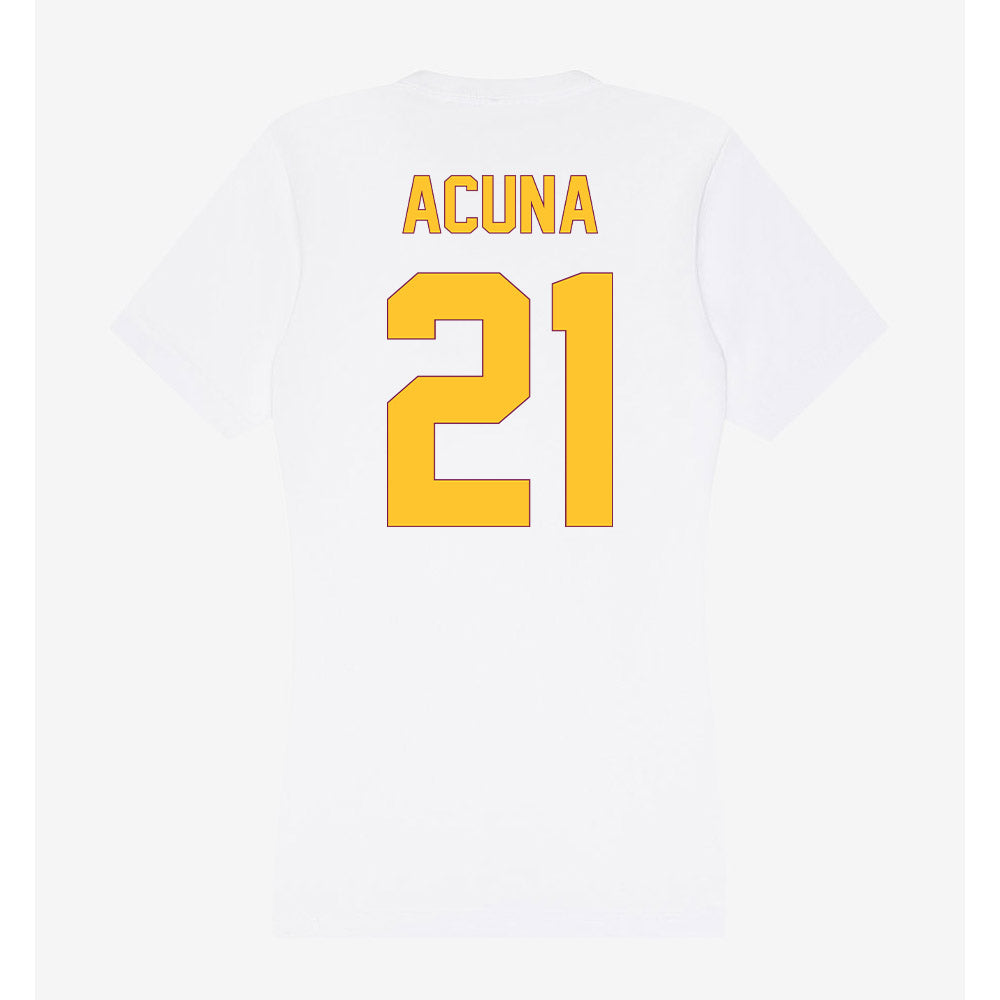 Arizona State - NCAA Softball : Yannixa Acuna - Classic Shersey Women's V-Neck T-Shirt-1