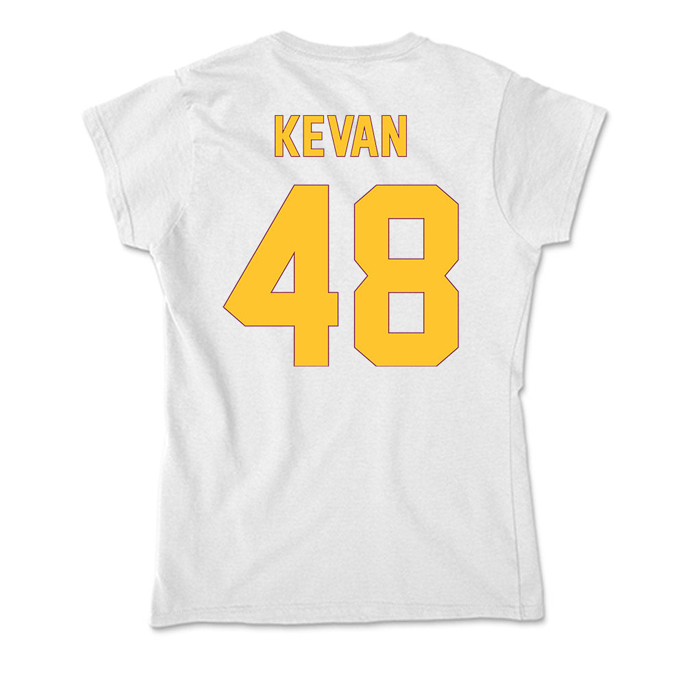Arizona State - NCAA Men's Ice Hockey : Ben Kevan - Classic Shersey Soft Style Women’s T-Shirt-1