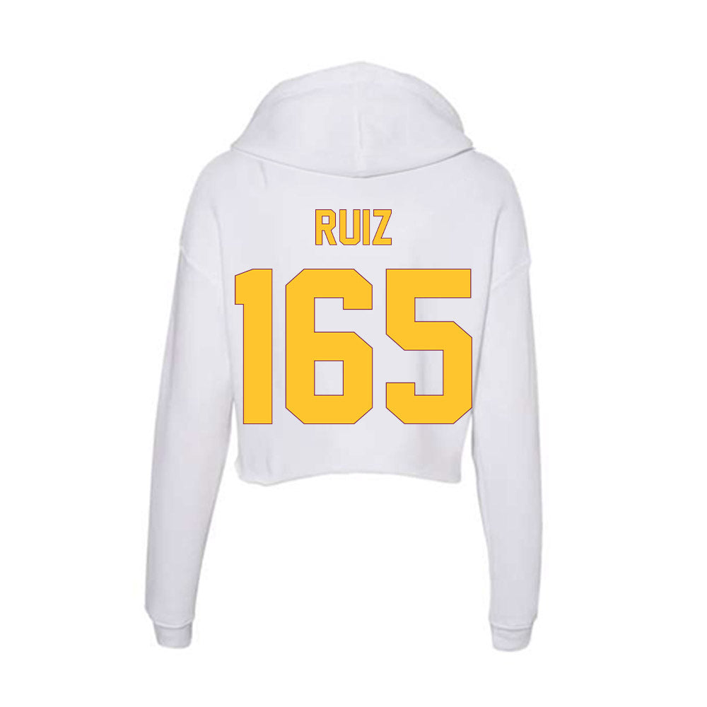 Arizona State - NCAA Wrestling : Nicco Ruiz - Classic Shersey Women's Crop Fleece Hoodie-1