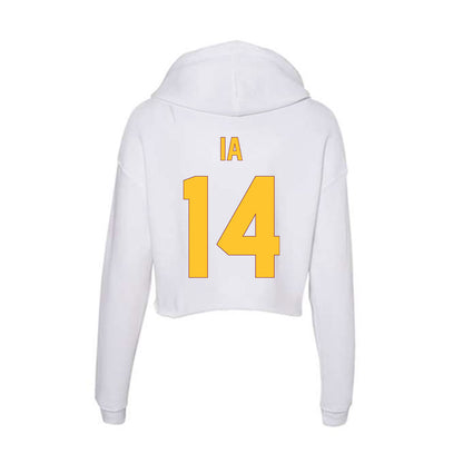 Arizona State - NCAA Football : Aaron Ia - Classic Shersey Women's Crop Fleece Hoodie-1