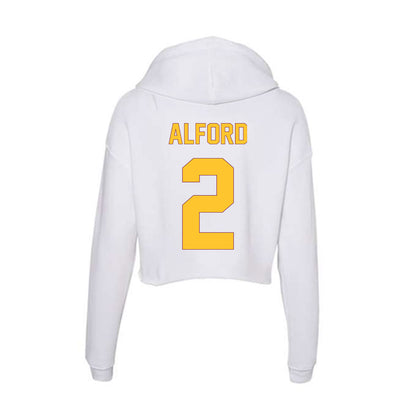 Arizona State - NCAA Football : Xavion Alford - Classic Shersey Women's Crop Fleece Hoodie-1