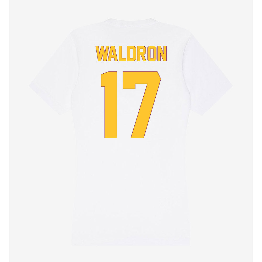 Arizona State - NCAA Men's Ice Hockey : Johnny Waldron - Classic Shersey Women's V-Neck T-Shirt-1