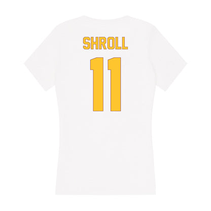 Arizona State - NCAA Women's Volleyball : Mary Shroll - Classic Shersey Women's V-Neck T-Shirt-1