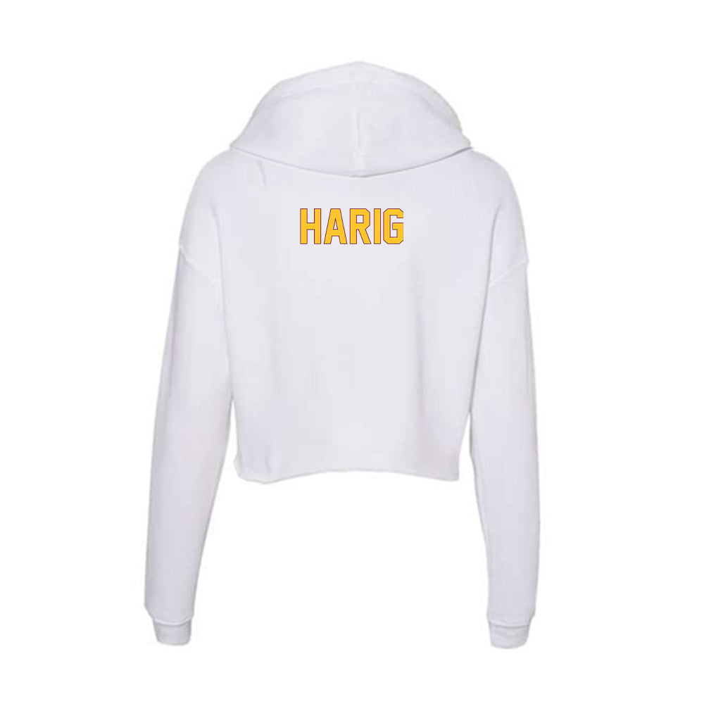 Arizona State - NCAA Men's Swimming & Diving : Christopher Harig - Classic Shersey Women's Crop Fleece Hoodie-1