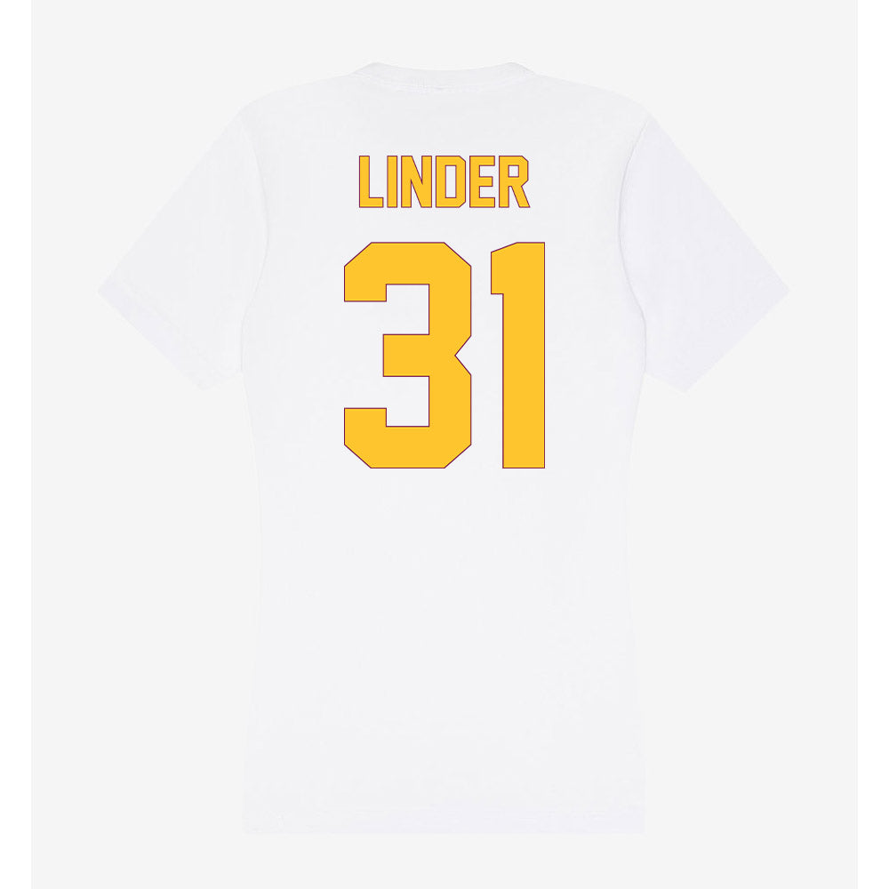 Arizona State - NCAA Baseball : Colin Linder - Classic Shersey Women's V-Neck T-Shirt-1