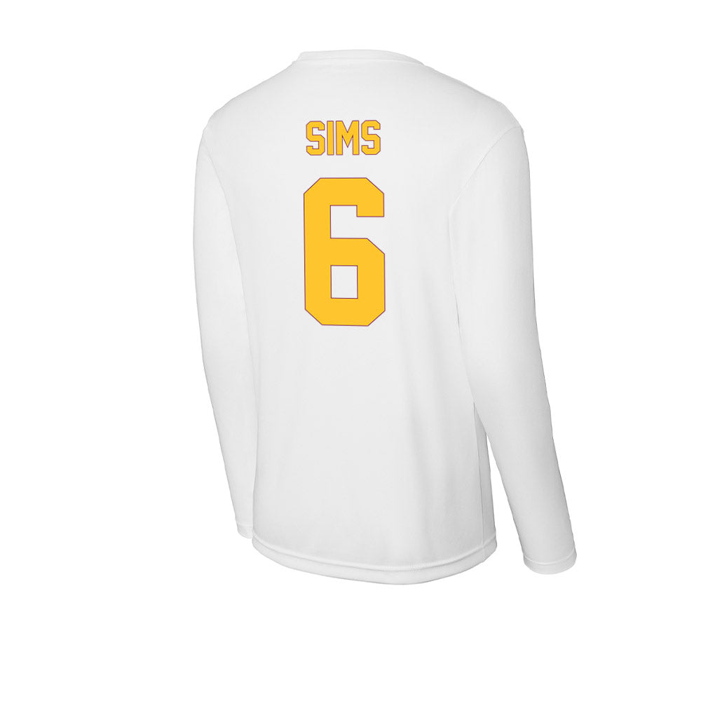 Arizona State - NCAA Football : Jeff Sims - Classic Shersey Activewear Long Sleeve T-Shirt-1