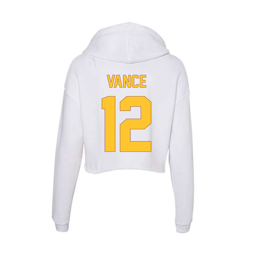 Arizona State - NCAA Women's Volleyball : Ceci Vance - Classic Shersey Women's Crop Fleece Hoodie-1