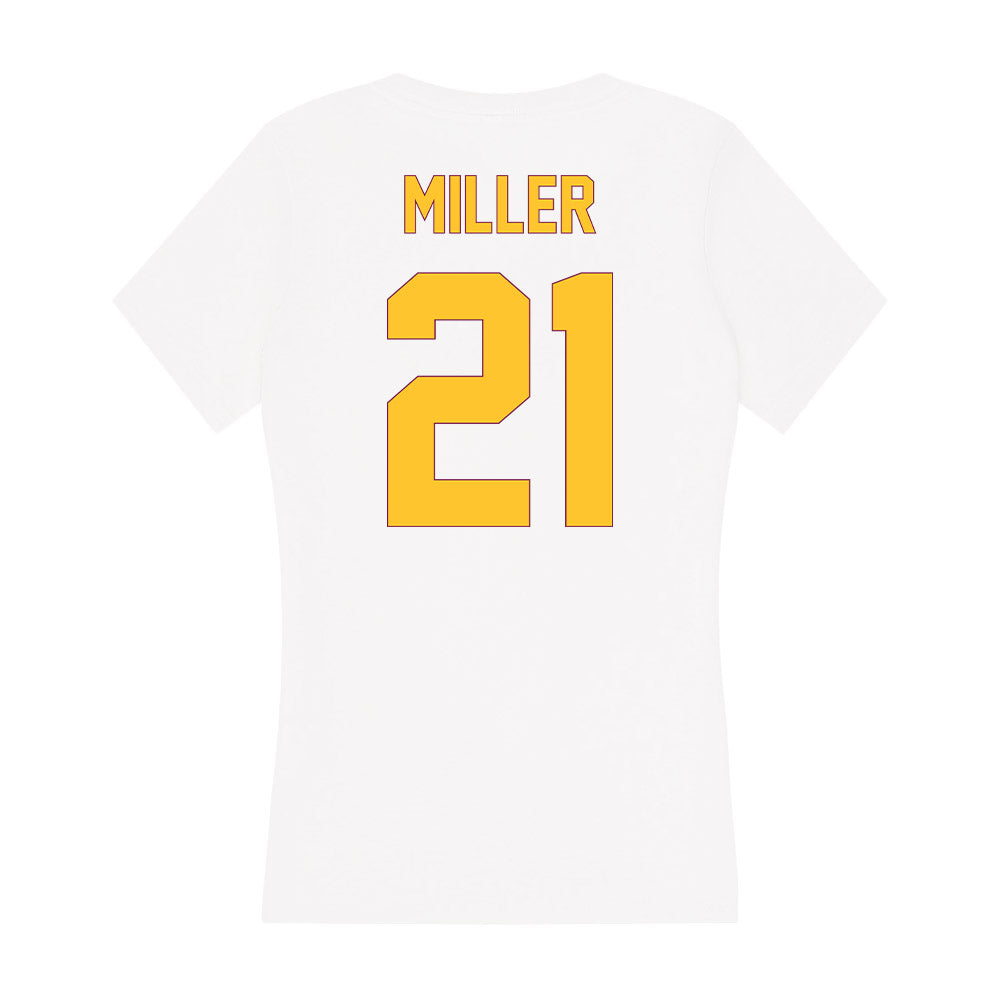 Arizona State - NCAA Women's Basketball : Hanna Miller - Classic Shersey Women's V-Neck T-Shirt-1