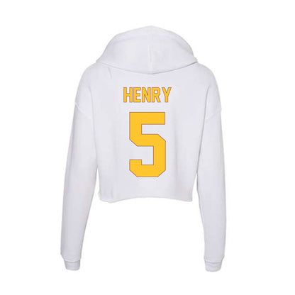 Arizona State - NCAA Women's Volleyball : Sydney Henry - Classic Shersey Women's Crop Fleece Hoodie-1