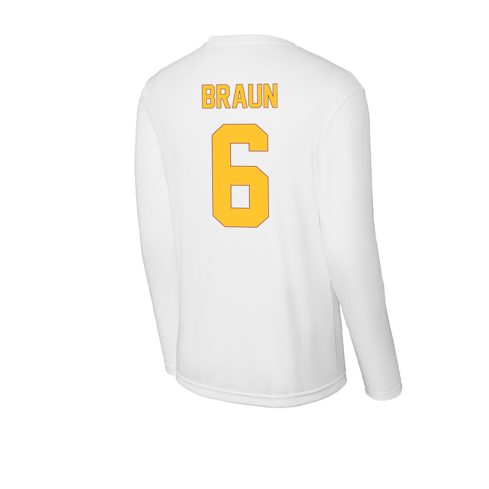 Arizona State - NCAA Men's Basketball : Connor Braun - Activewear Long Sleeve T-Shirt