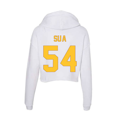 Arizona State - NCAA Football : Joey Su'a - Classic Shersey Women's Crop Fleece Hoodie-1