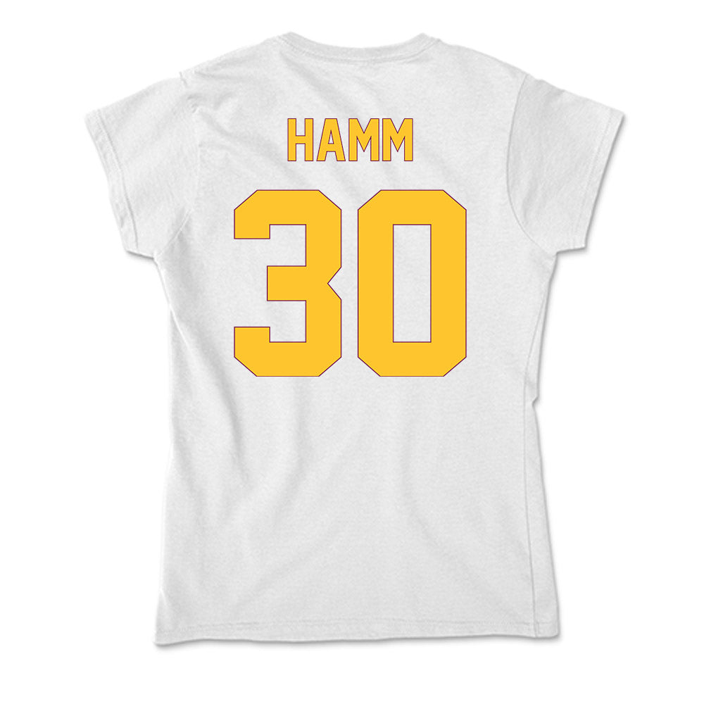 Arizona State - NCAA Men's Ice Hockey : Chase Hamm - Classic Shersey Soft Style Women’s T-Shirt-1