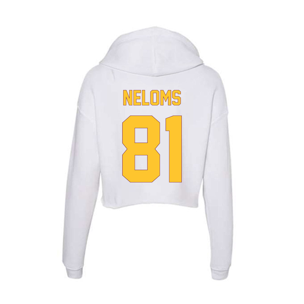 Arizona State - NCAA Football : Uriah Neloms - Classic Shersey Women's Crop Fleece Hoodie-1