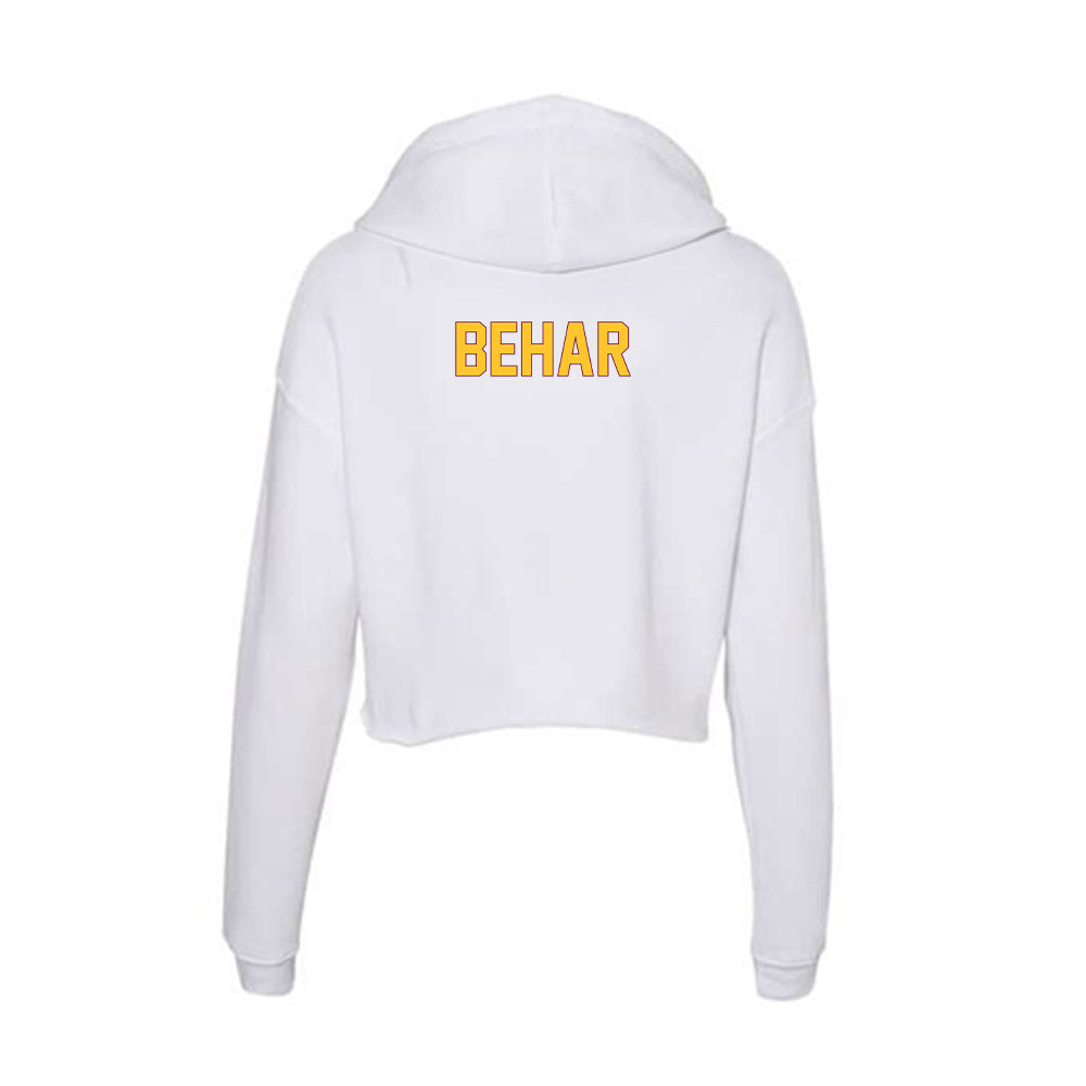 Arizona State - NCAA Men's Swimming & Diving : Tiago Behar - Classic Shersey Women's Crop Fleece Hoodie-1