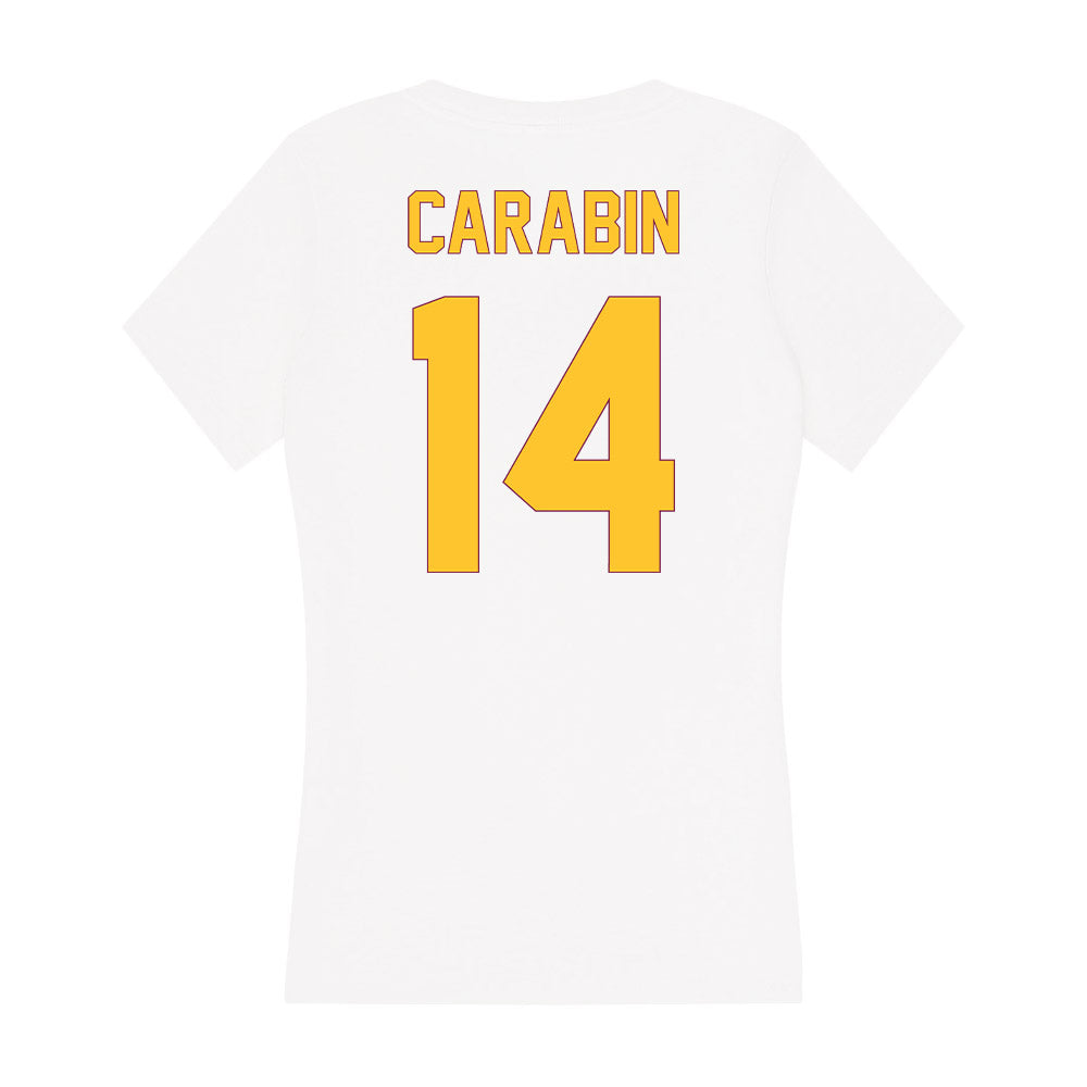 Arizona State - NCAA Women's Soccer : Allison Carabin - Classic Shersey Women's V-Neck T-Shirt-1