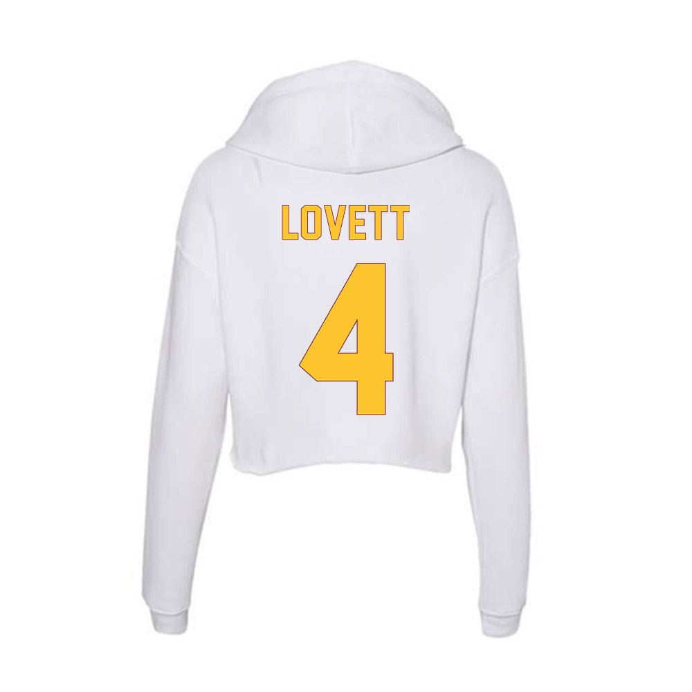 Arizona State - NCAA Women's Basketball : Jyah LoVett - Classic Shersey Women's Crop Fleece Hoodie-1