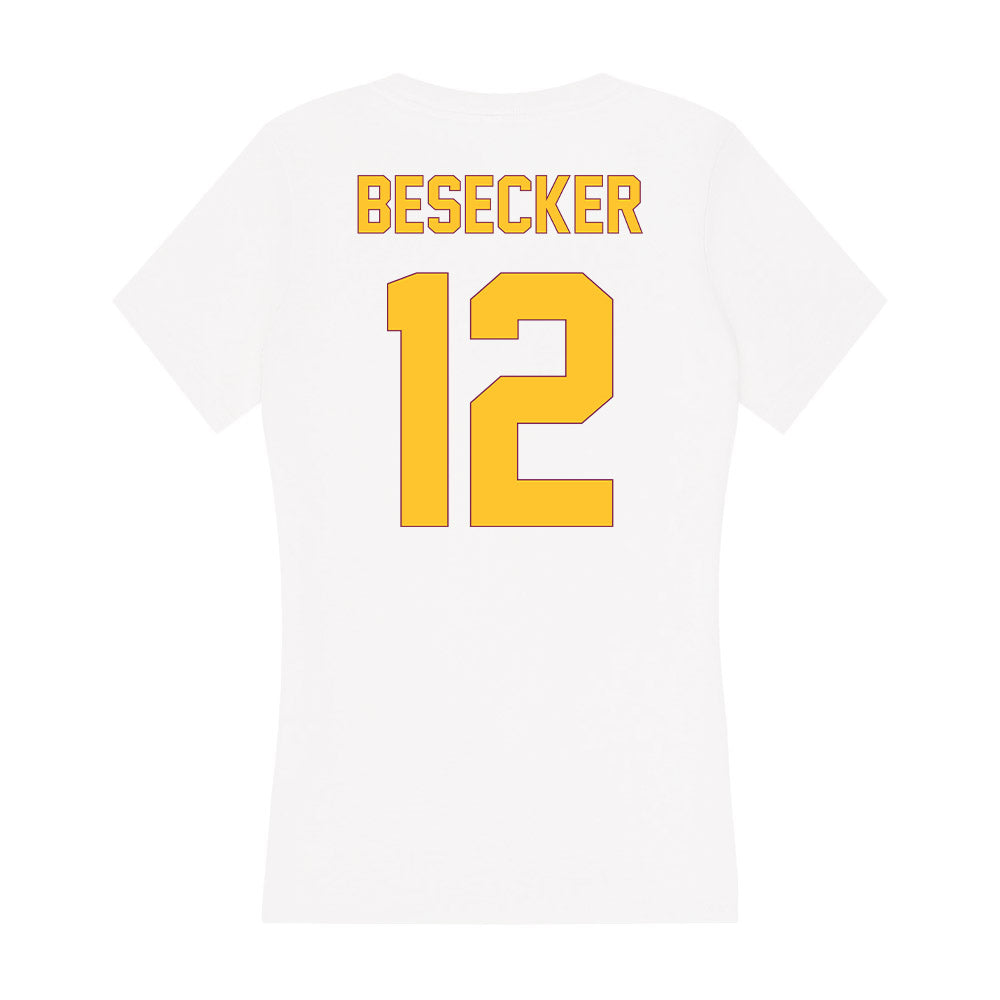 Arizona State - NCAA Beach Volleyball : Arden Besecker - Classic Shersey Women's V-Neck T-Shirt-1