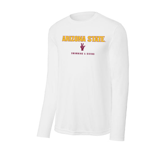 Arizona State - NCAA Men's Swimming & Diving : Lane Stallworth - Activewear Long Sleeve T-Shirt