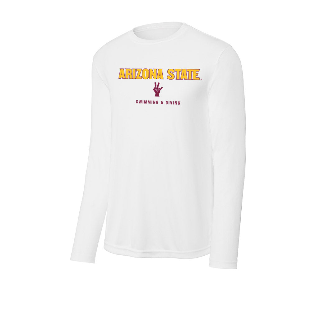 Arizona State - NCAA Women's Swimming & Diving : Kaelia Hughes - Activewear Long Sleeve T-Shirt