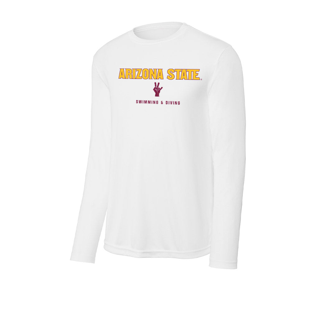 Arizona State - NCAA Women's Swimming & Diving : Ariel Beltran - Activewear Long Sleeve T-Shirt