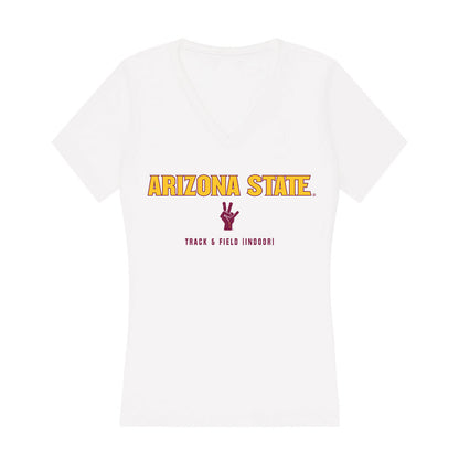 Arizona State - NCAA Men's Track & Field : Mateo Medina - Classic Shersey Women's V-Neck T-Shirt-0